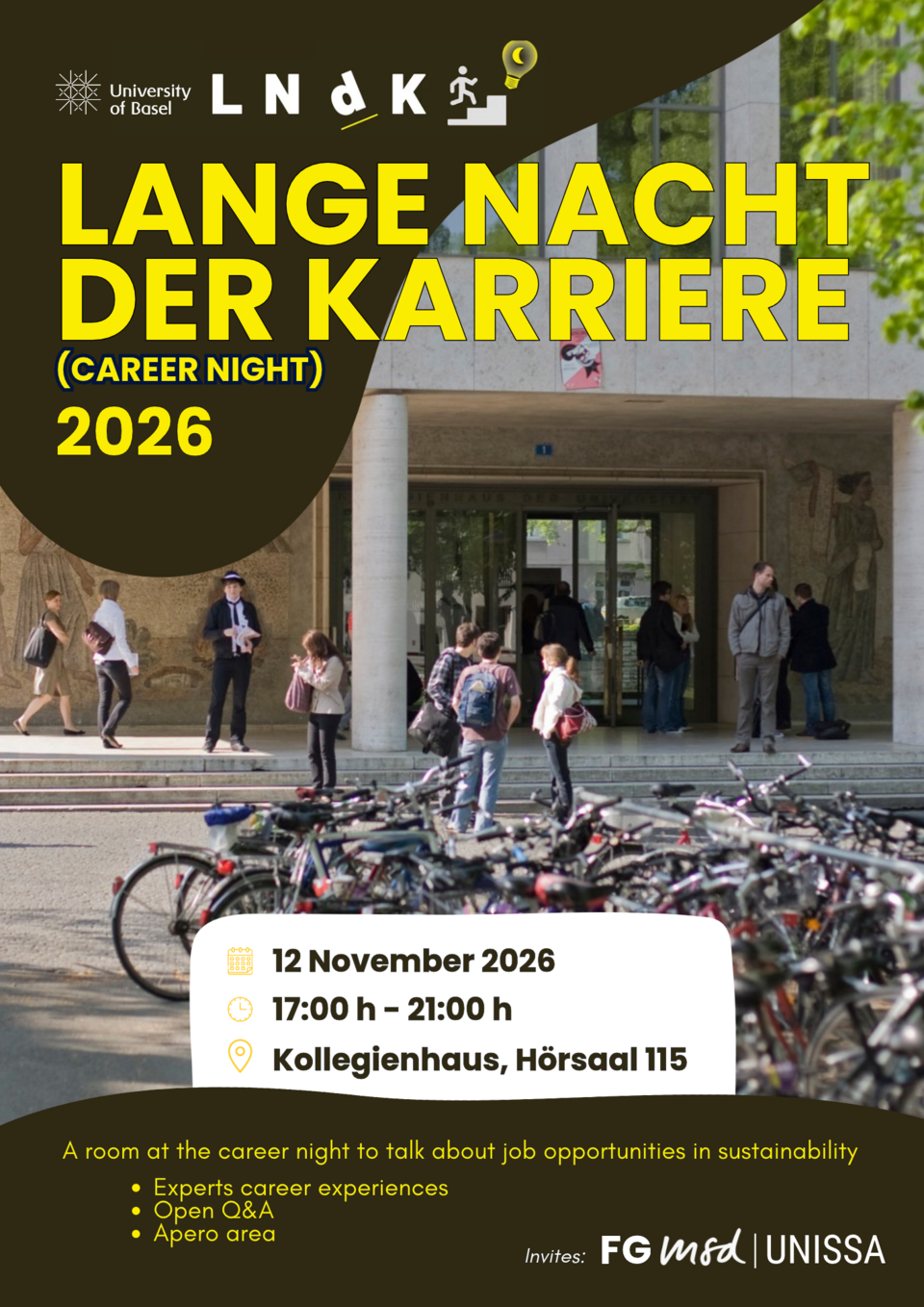 Flyer Lange Nacht der Karriere